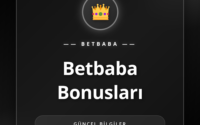 Betbaba bonusları ve güncel promosyon kodlarını gösteren bir grafik