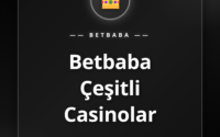 Betbaba çeşitli casinolar lobisinde yer alan slot makineleri