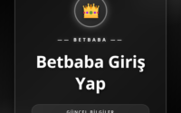 Dizüstü bilgisayar ekranında açık olan Betbaba giriş yap sayfası