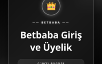 Betbaba giriş ve üyelik ekranını gösteren bir dizüstü bilgisayar