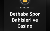Betbaba spor bahisleri ve casino oyunları için canlı ekran.