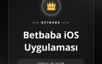 Bir iPhone ekranında çalışan Betbaba iOS Uygulaması arayüzü